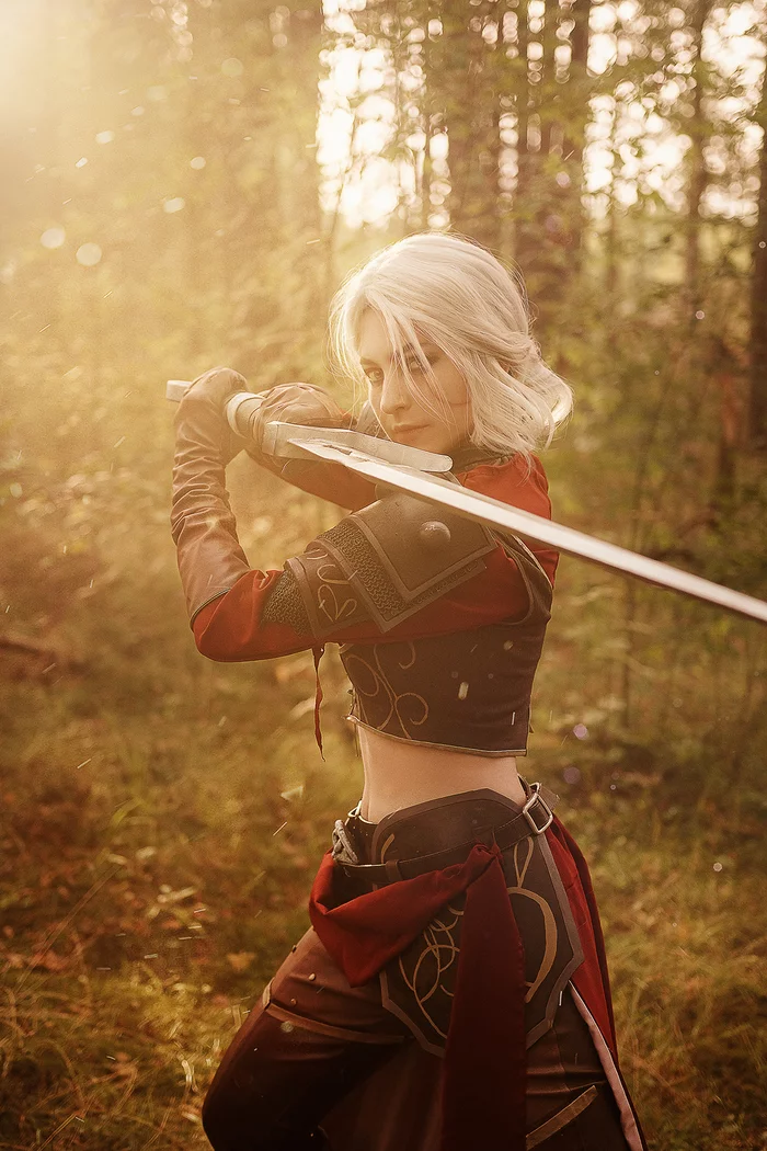 Ciri by art Hannah Alexander Art - My, Witcher, Ciri, Cosplay, The Witcher 3: Wild Hunt