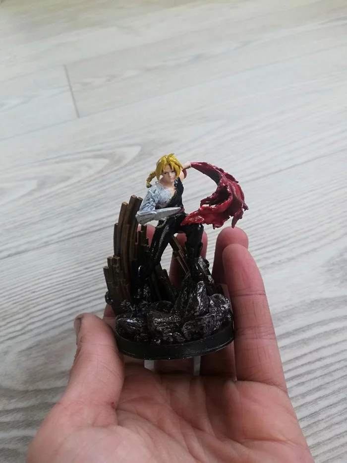 Miniature: Fullmetal Alchemist. Edward Elric - Collection, Miniature, Anime, With your own hands, Painting miniatures, 3D printer, Longpost