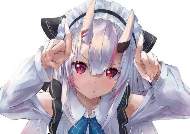 HORNY - Nakiri ayame, Hololive, Virtual youtuber, Idol, Horn, Demon