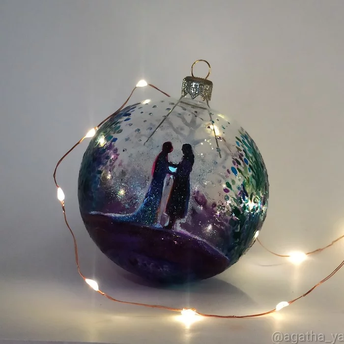 Not in this world - My, Lord of the Rings, New Year, Ball, Arwen, Aragorn, Decor, Art, Handmade, Beautiful, Longpost