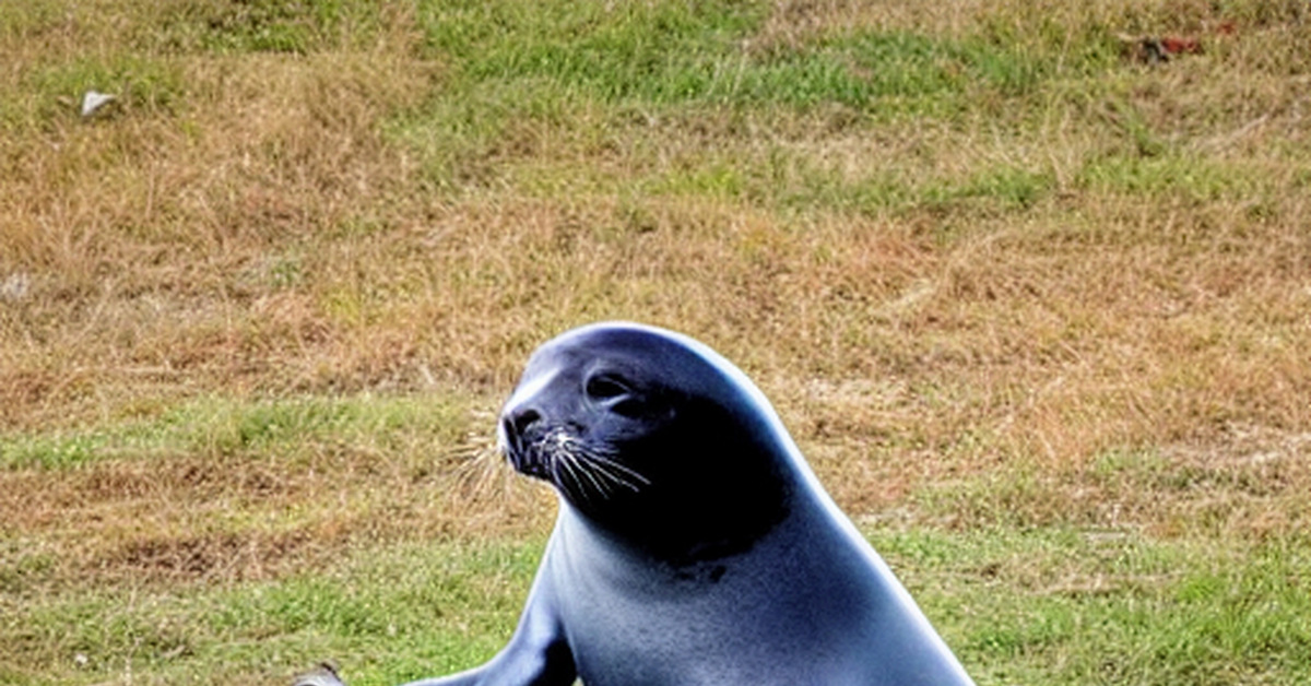 Тюлень на мотоцикле | Пикабу