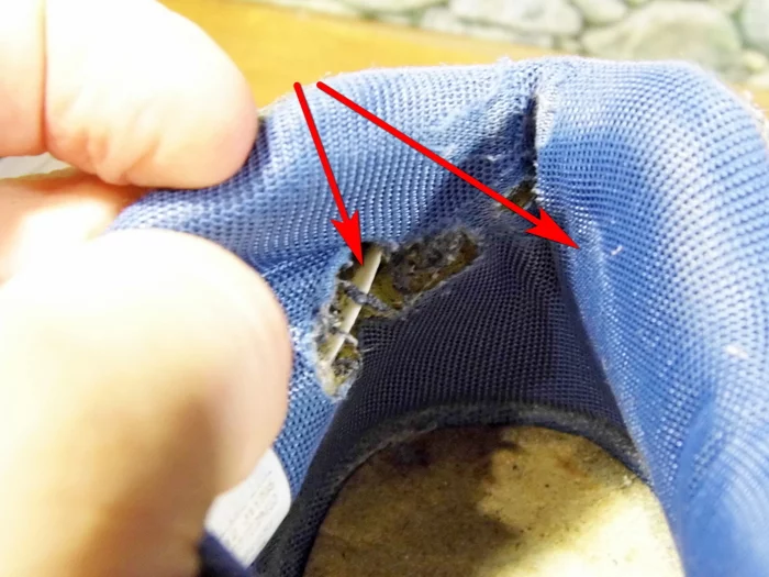 Reebok sneakers: wiped the lining on the heel and deformed the hard heel - fix it! - My, Shoe repair, Shoes, Longpost