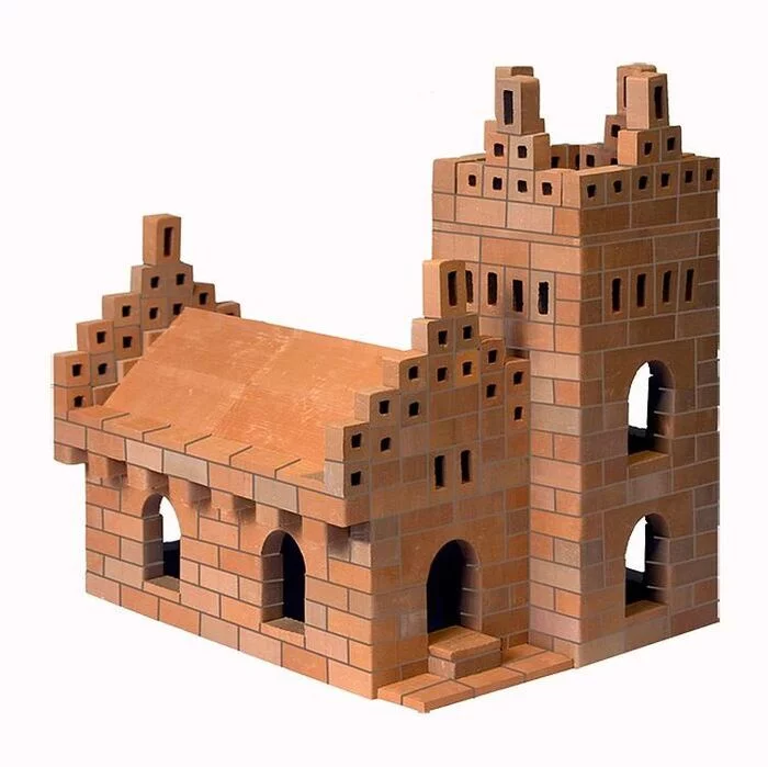 Brick constructor - Prefabricated model, Brick house