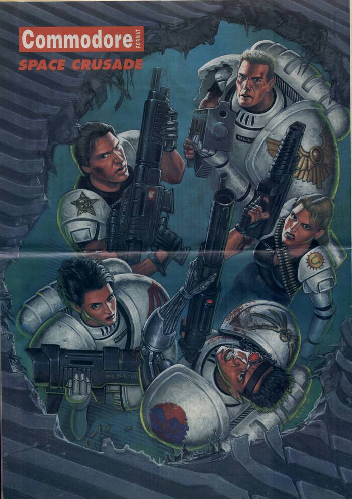 Space Crusade poster from Commondore Format magazine - Warhammer, Warhammer 40k, Old warhammer, Wh Art, Imperium, Loyal Space marines, Imperial fists, Ultramarines, Blood angels, Longpost, Video, Youtube