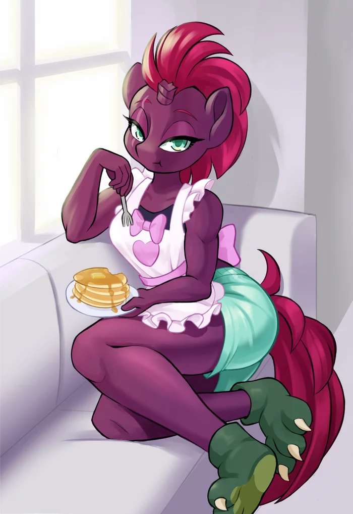 Breakfast on the couch - Dstears, My little pony, Art, Tempest shadow
