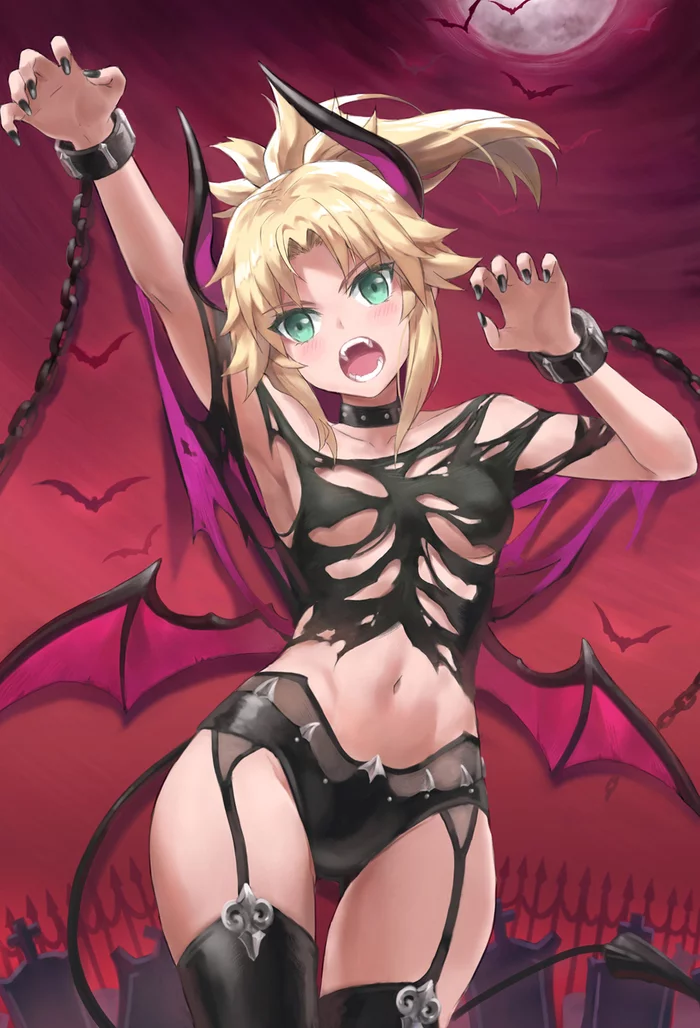 Reply to Mordred's post - NSFW, Anime, Anime art, Fate grand order, Fate, Tonee, Hand-drawn erotica, Reply to post, Longpost