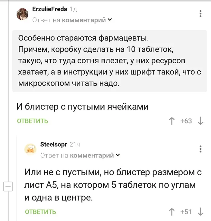 Dymskiy's answer to “Is it possible not to?” - Marketing, Package, Infuriates, Environmental pollution, Comments on Peekaboo, Reply to post, Longpost