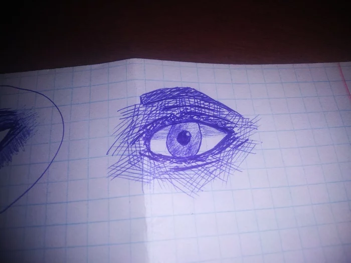 In short, you need to learn how to draw - My, Eyes, Painting, Longpost