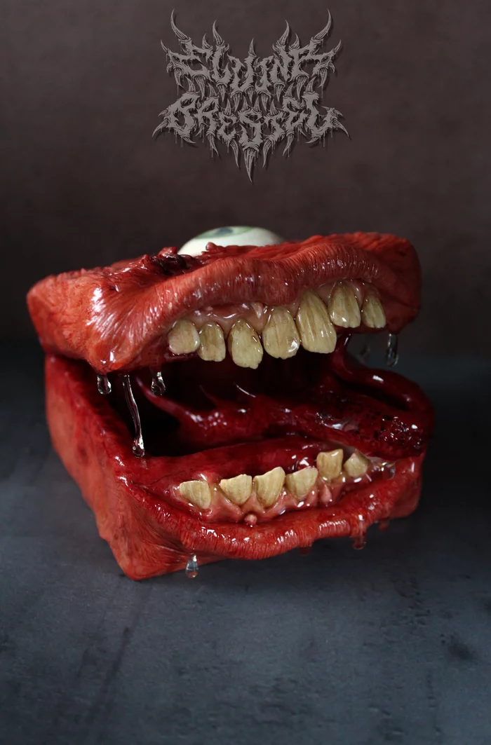 casket - My, Polymer clay, Лепка, Needlework without process