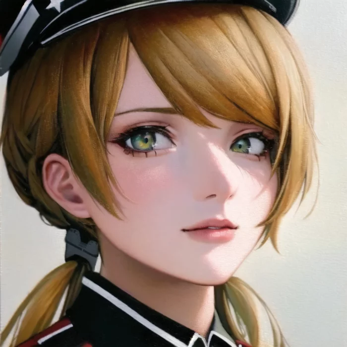 Так выглядит тяжёлый крейсер Prinz Eugen по мнению нейросетей - Аниме, Anime Art, Арт, Prinz Eugen, Kantai Collection, Game Art