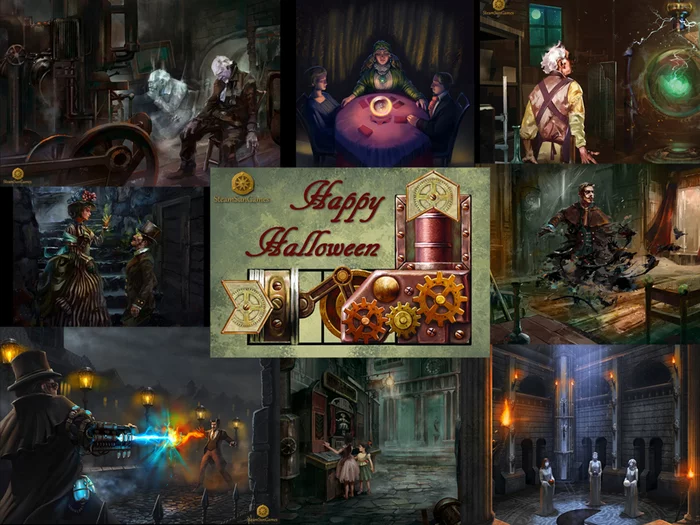 Steam Sun Games Happy Halloween! - My, Savage Worlds, Steampunk, Tabletop role-playing games, Our NRI, RPG, Horror, Horror game
