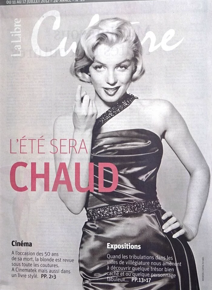 Marilyn Monroe on the covers of magazines (LIII) Cycle Magnificent Marilyn 1134 issue - Cycle, Gorgeous, Marilyn Monroe, Actors and actresses, Blonde, Magazine, Cover, Girls, Belgium, 2012