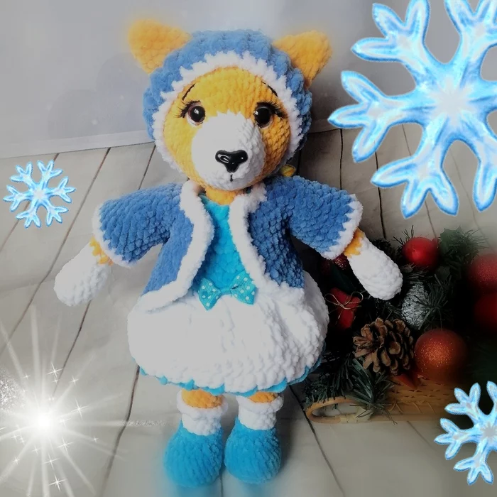 Chanterelle - My, Amigurumi, Plush Toys, Soft toy, Fox