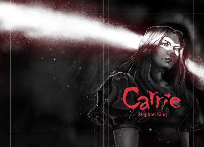 Carrie - My, Painting, Drawing, Artist, Art, Digital, Traditional art, Mixedmedia, Horror, Stephen King, Carrie, Longpost