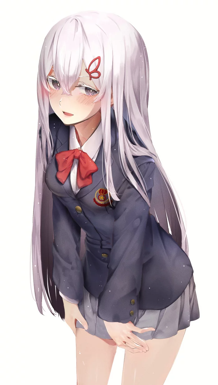 Schoolgirl Echidna - Anime art, Anime, Re: Zero Kara, Echidna, Seifuku