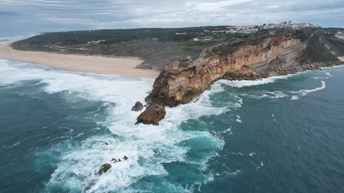 Nazare, Portugal - My, Dji, Quadcopter, Portugal, Landscape, Atlantic Ocean