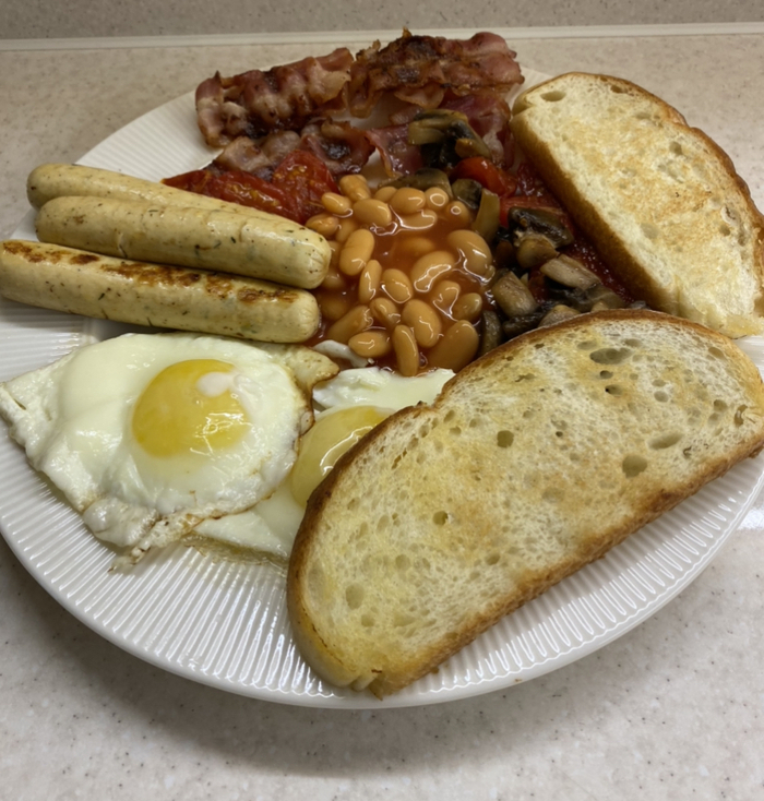 Английский завтрак за 15 минут Еда, Рецепт, Кулинария, Завтрак, Английский завтрак, Длиннопост, Приготовление