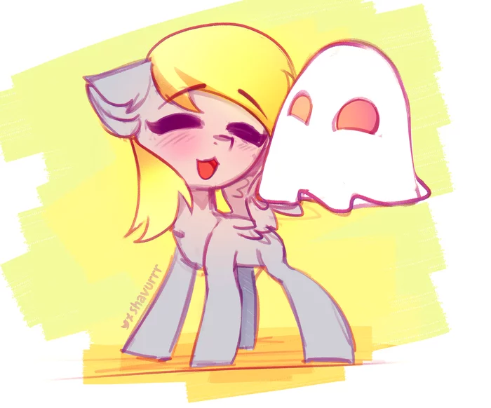 Cutie Derpi - My little pony, Art, PonyArt, Derpy hooves, Halloween