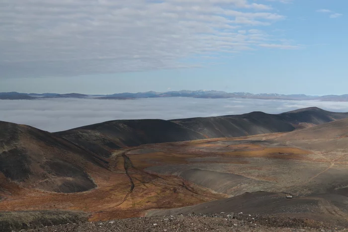 Geologist's Notes #40. Look up! - My, Chukotka, Geology, Polar Lights, Fog, Clouds, Longpost