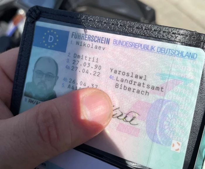 Driving license confirmation in Germany - Germany, Abroad, Driver's license, Moto, Video, Longpost