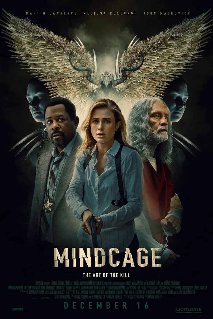 Martin Lawrence is looking for a maniac: The poster of the thriller Mindcage - Actors and actresses, Movies, Movie Posters, John Malkovich, Thriller, Detective, Longpost