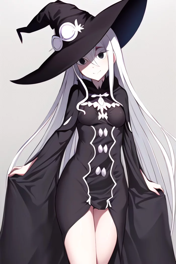 How do you like such a witch?)))) - Anime, Anime art, Re: Zero Kara, Longpost