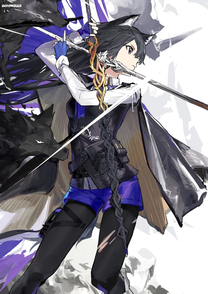 Arknights operators - Аниме, Anime Art, Arknights, Texas (Arknights), Mudrock, Specter the Unchained, Durnar, Warfarin, Ace, Dobermann (Arknights), Amiya, Длиннопост