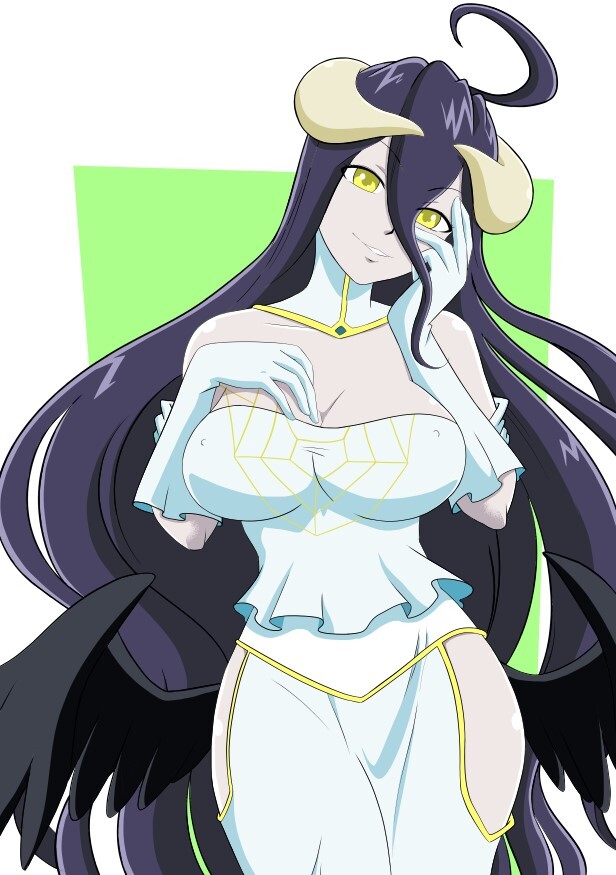  , , Anime Art, Overlord, Albedo (Overlord), ,   