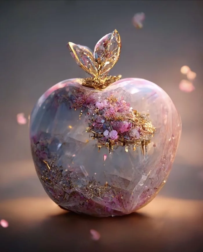 pink apple - Нейронные сети, Apples, Apple, Art, Longpost