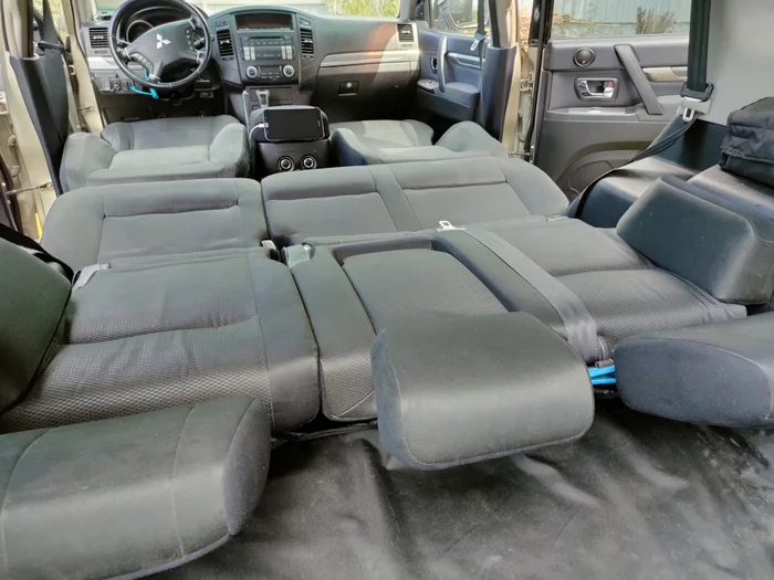 The idea of ????a lazy sleeping bag for Pajero 4 - My, Mitsubishi Pajero, Camping, Comfort, Longpost