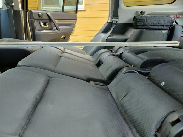 The idea of ????a lazy sleeping bag for Pajero 4 - My, Mitsubishi Pajero, Camping, Comfort, Longpost
