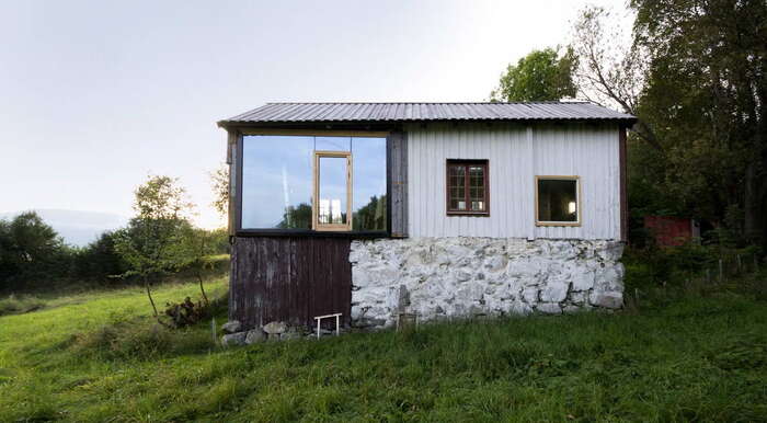 House of everything in Norway - My, Interior, Architecture, Dacha, Longpost, Recyclable materials