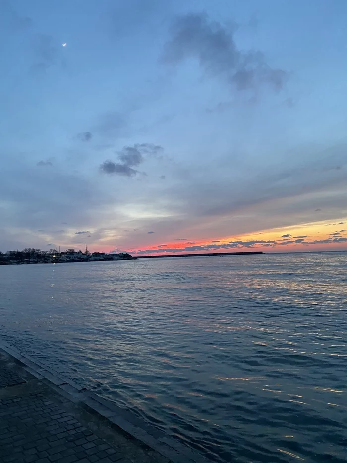 the beauty - My, beauty, Sea, Crimea, Sunset, Great, Sky, The photo