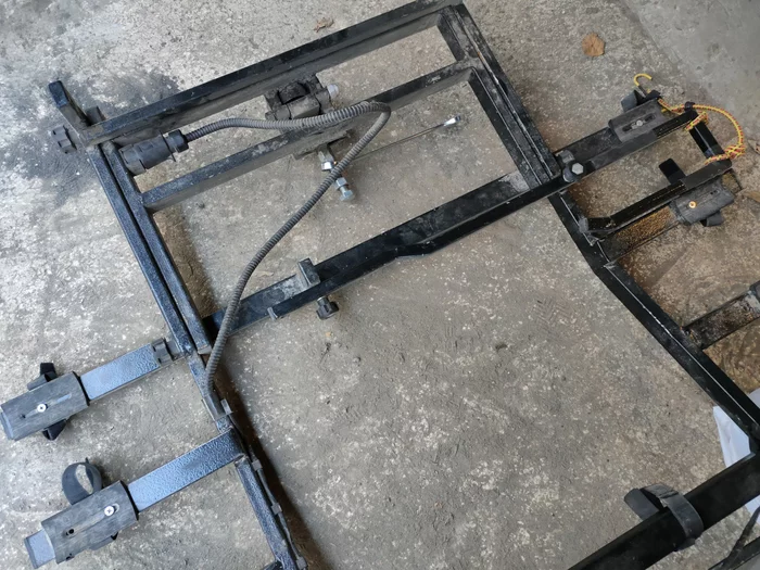 Homemade bike rack (bike platform) on Pajero 4 - My, Mitsubishi Pajero, A bike, Trunk, Longpost