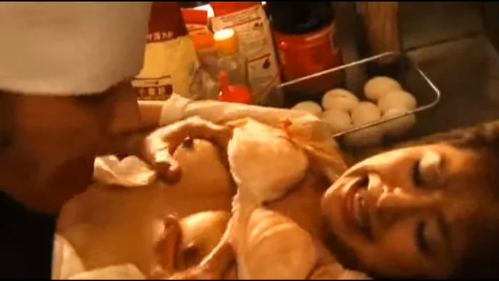 Boobs in the movie Cruel Restaurant / Zankoku hanten (2008) - NSFW, Boobs, Movies, Horror, Comedy, 2008, Longpost