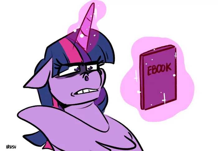 Electronic book - My little pony, Twilight sparkle, Irusu