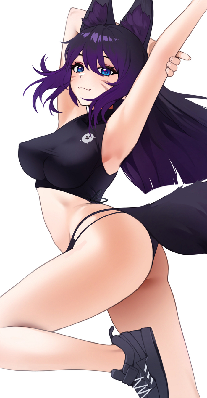  Anime Art, , Original Character, , Animal Ears, Ett