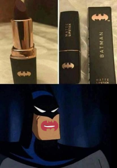 Flying on the wings of trends - My, Batman, Lipstick, Makeup, The gods of marketing