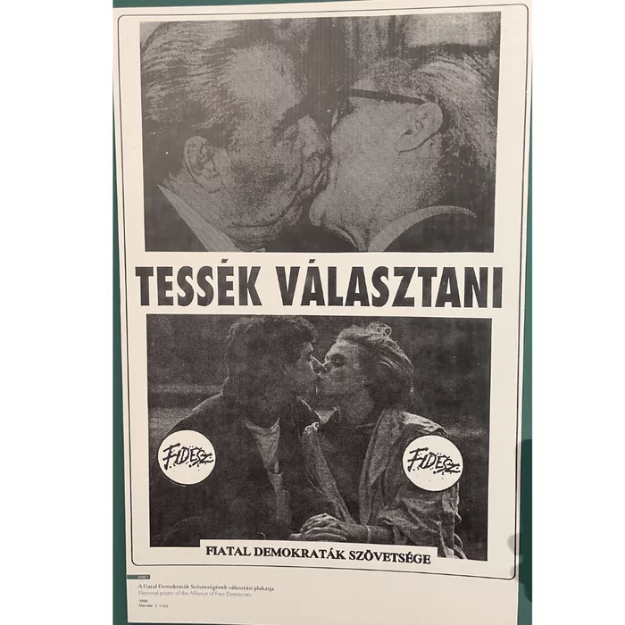 Election posters of the political parties of Hungary in 1990 in the Museum of the History of Budapest and beyond - My, Story, Hungary, Communism, Leonid Brezhnev, Museum, Budapest, Politics, Democracy, Russophobia, Elections, 1990, Longpost