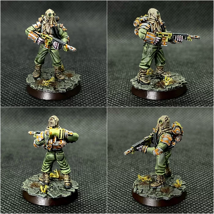 Vraks Renegade #2. Warhammer 40k - My, Warhammer 40k, Warhammer, Chaos, Painting miniatures, Nurgle, Chaos cultists