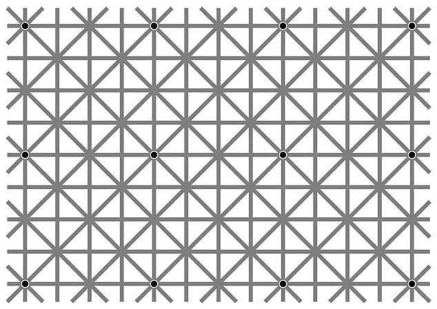 How many dark dots do you see? - Eyes, Vision, Nauchpop