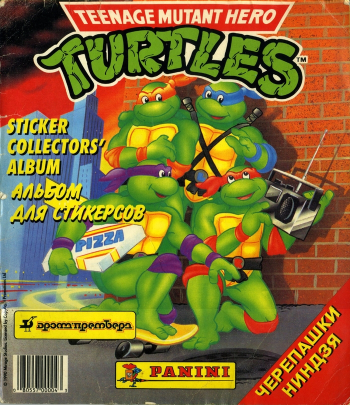   Teenage Mutant Ninja Turtles  Panini  90-, -, ,   , , , , Panini