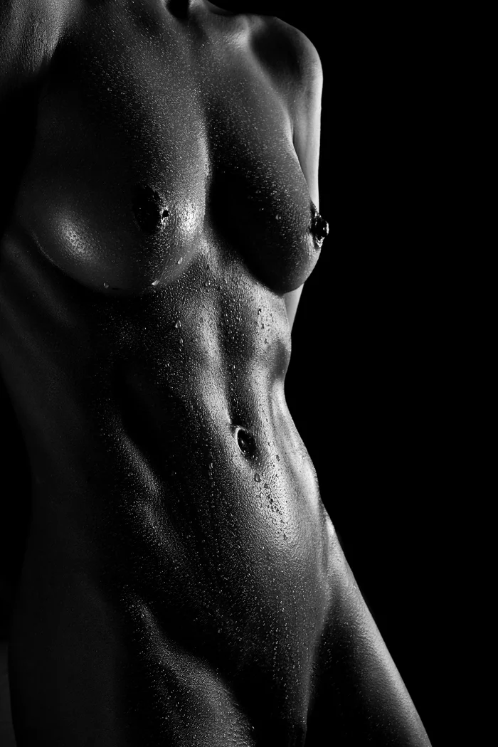 Fitness motivation - NSFW, My, Professional shooting, Girls, Piercing, Erotic, Nudity, Hips, Wet