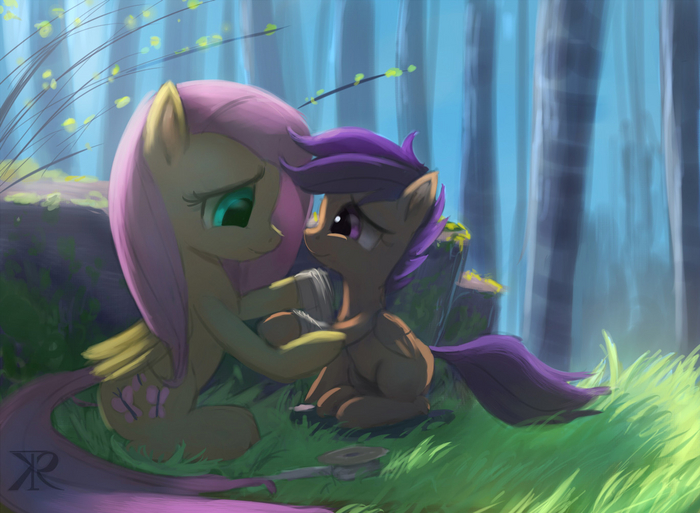  My Little Pony, Fluttershy, Scootaloo