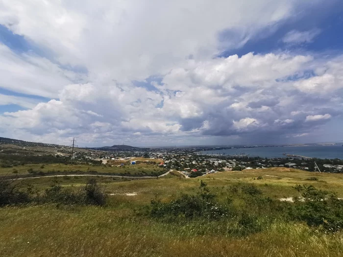 Feodosia - My, Crimea, Feodosia, Nature, Mobile photography, Clouds