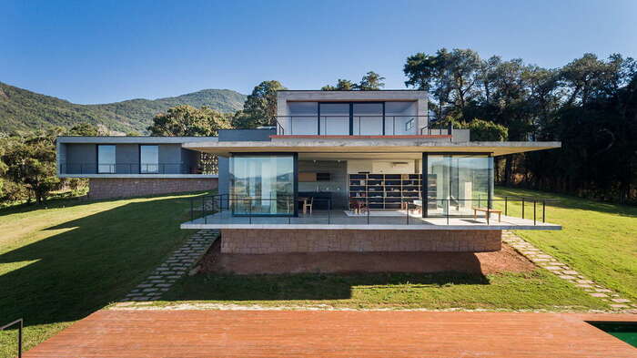 Mountain house in Brazil - My, Architecture, House, Dacha, Longpost