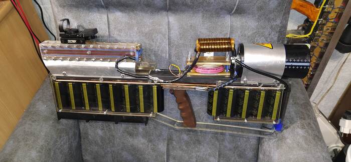 rail rifle - My, Railgun, Accelerator, Longpost, Weapon