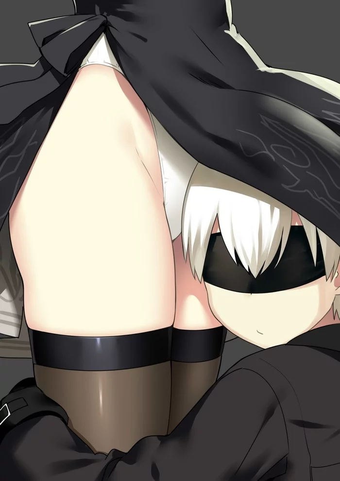 well hidden - NSFW, Anime art, Anime, NIER Automata, Yorha unit No 2 type B