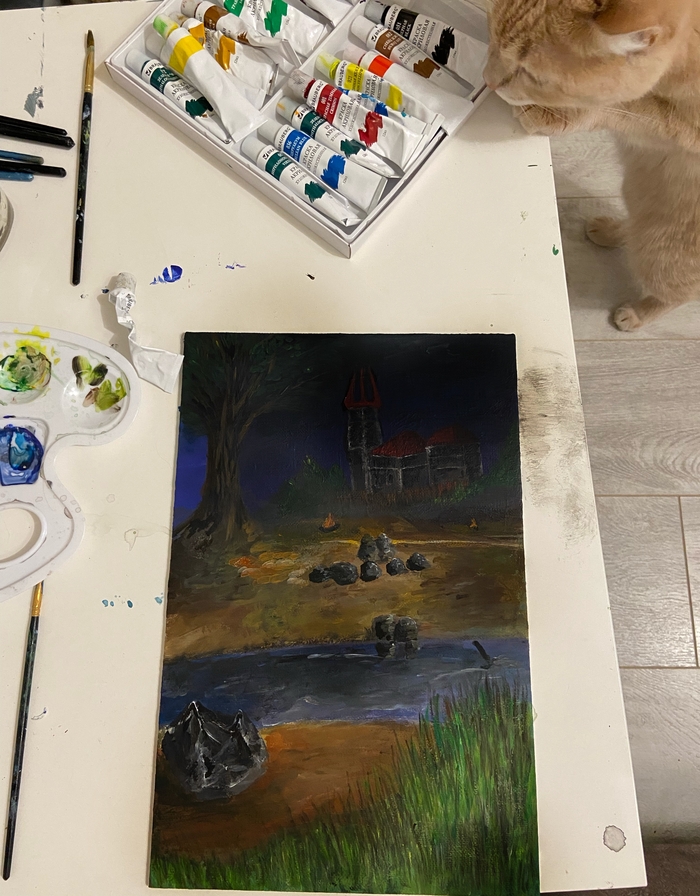 На столе развели бардак