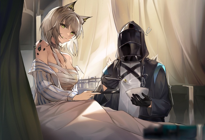 Уход за Кальцит Arknights, Игры, Комиксы, Kaltsit, Doctor (Arknights), Shining, Длиннопост, Tabayashi